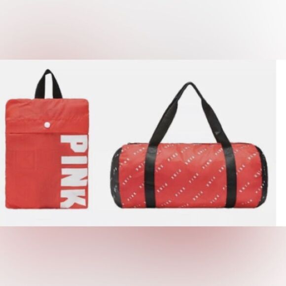 VICTORIA`S SECRET PINK Packable Duffle Bag - Picture 1 of 4